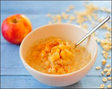 Apple pie porridge Apple pie porridge