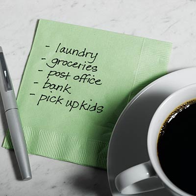 coffee to do list