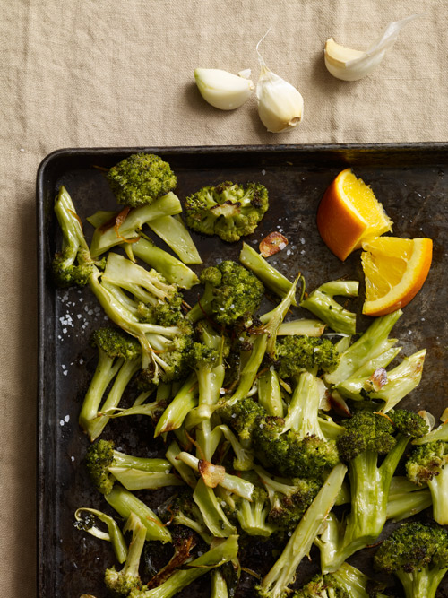 roasted broccoli with orange