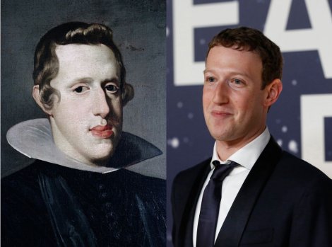 Mark Cukerberg i Filip IV kralj Španije