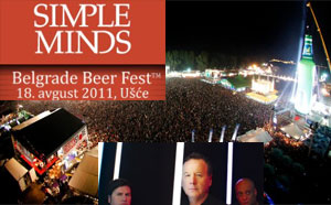Simple Minds at Belgrade beer fest