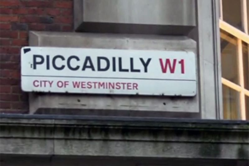 London–Pikadili Circus ulica (Piccadilly Circus)